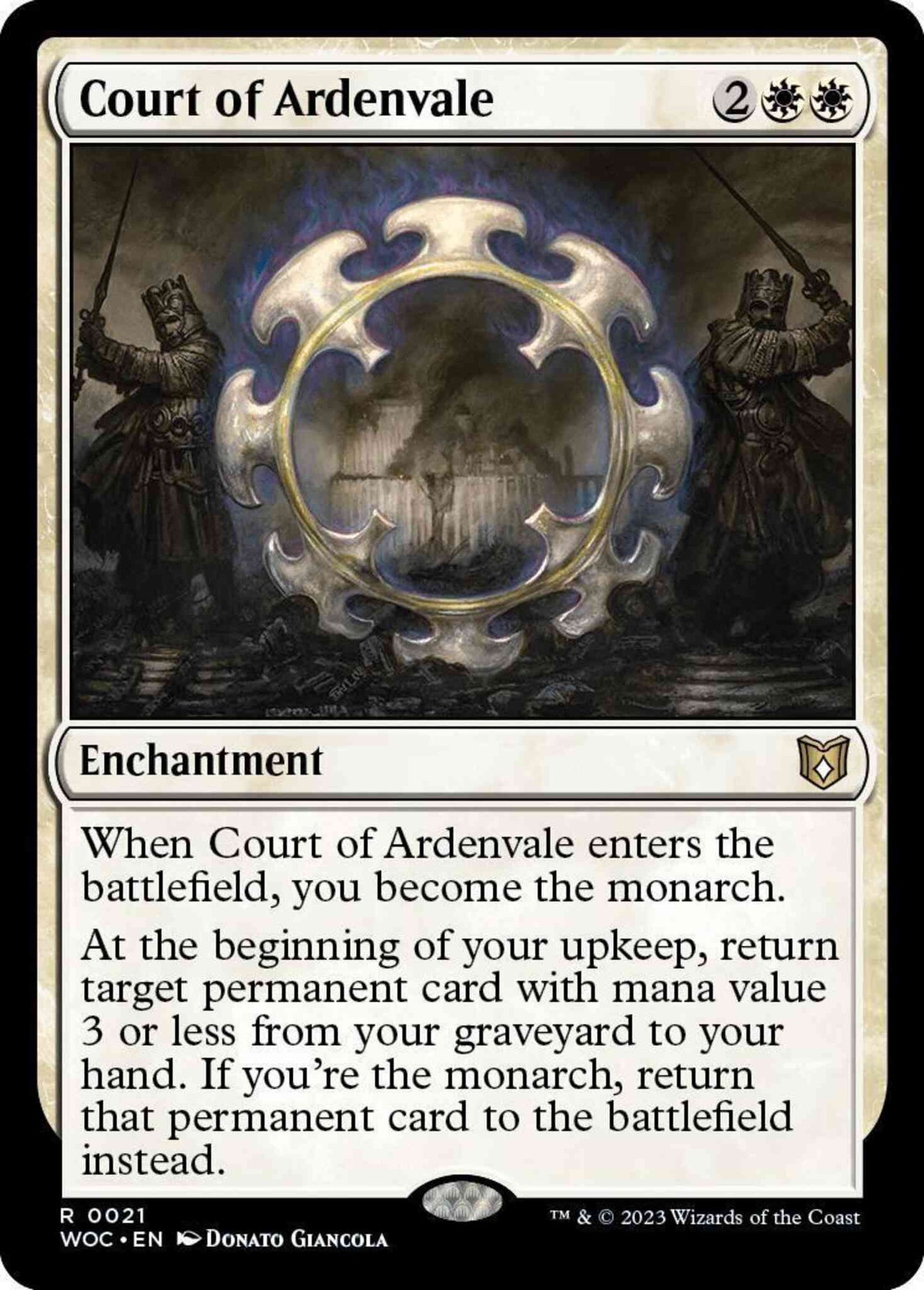 Court of Ardenvale [21] [Wilds of Eldraine: Commander] [Non-Foil]