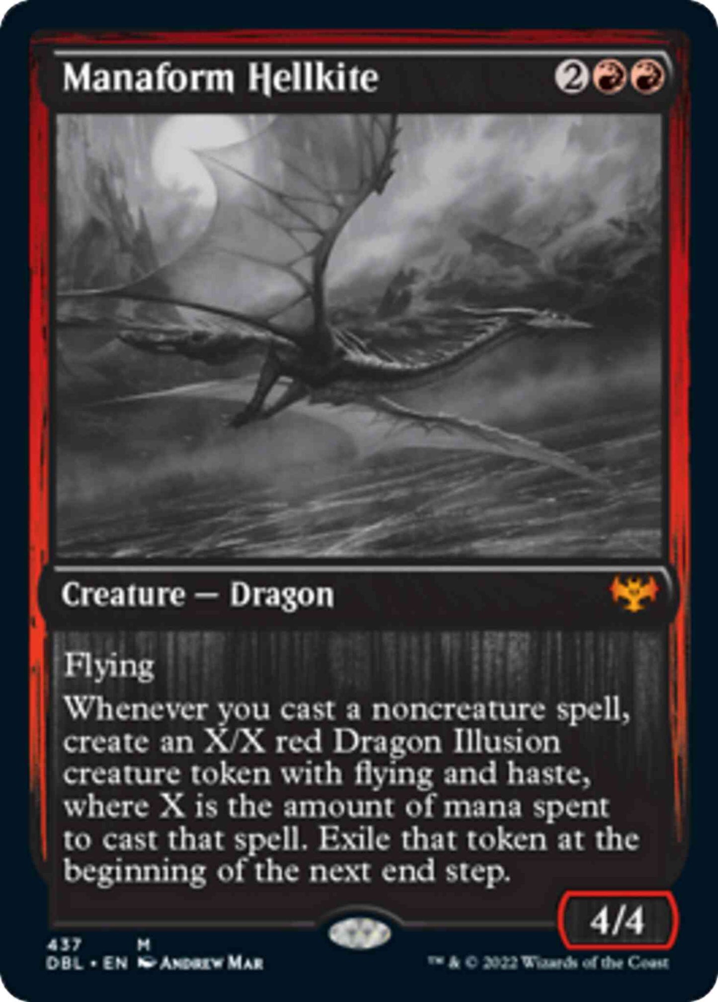 Manaform Hellkite [437] [Innistrad: Double Feature] [Non-Foil]