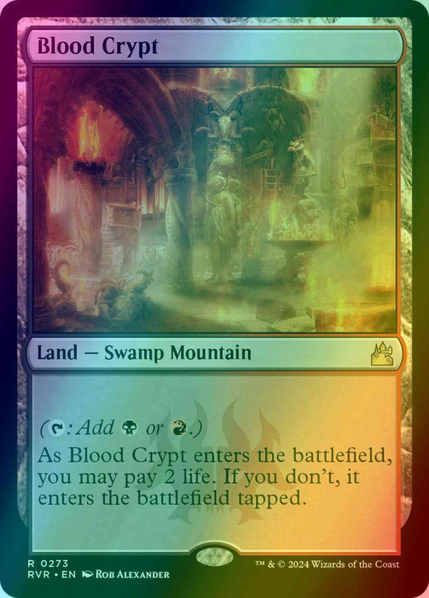 Blood Crypt [273] [Ravnica Remastered] [Foil]
