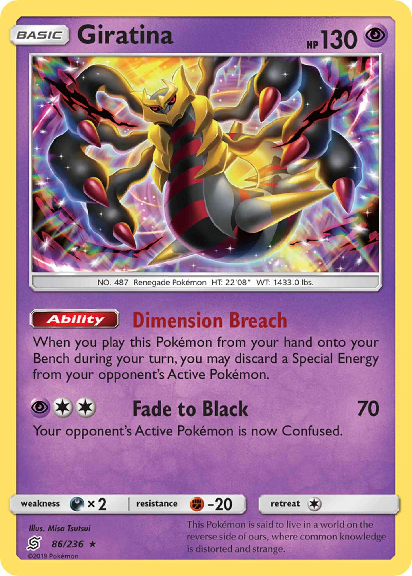 Giratina - 86/236 - Rare Holo [sm11-86] [Holo]