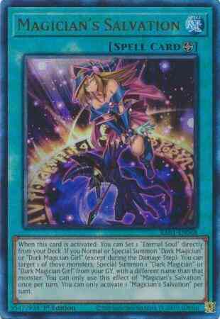 Magician's Salvation - RA01-EN068 - Prismatic Ultimate Rare - 1st Edition