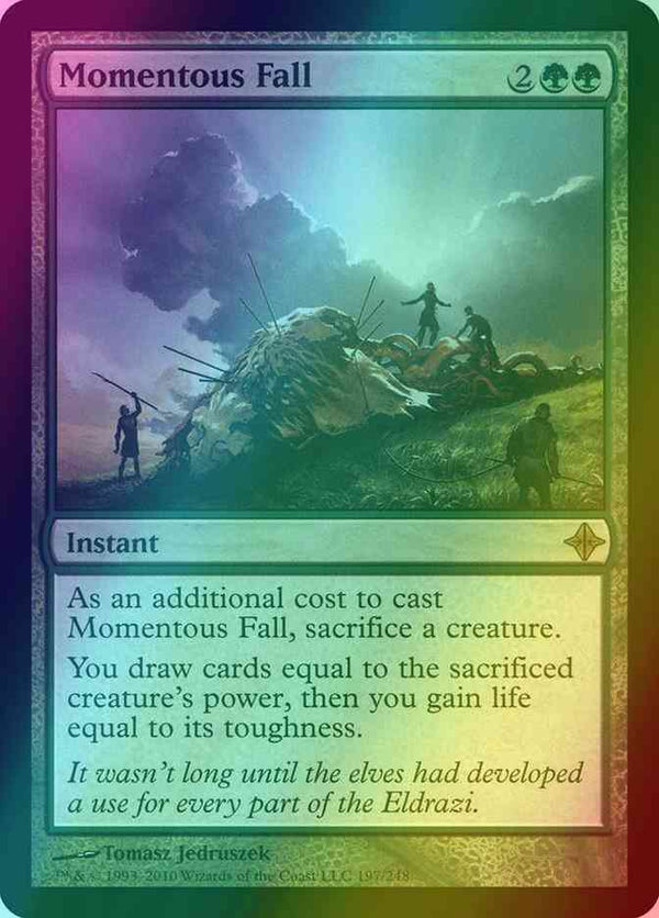 Momentous Fall [197] [Rise Of The Eldrazi] [Foil]