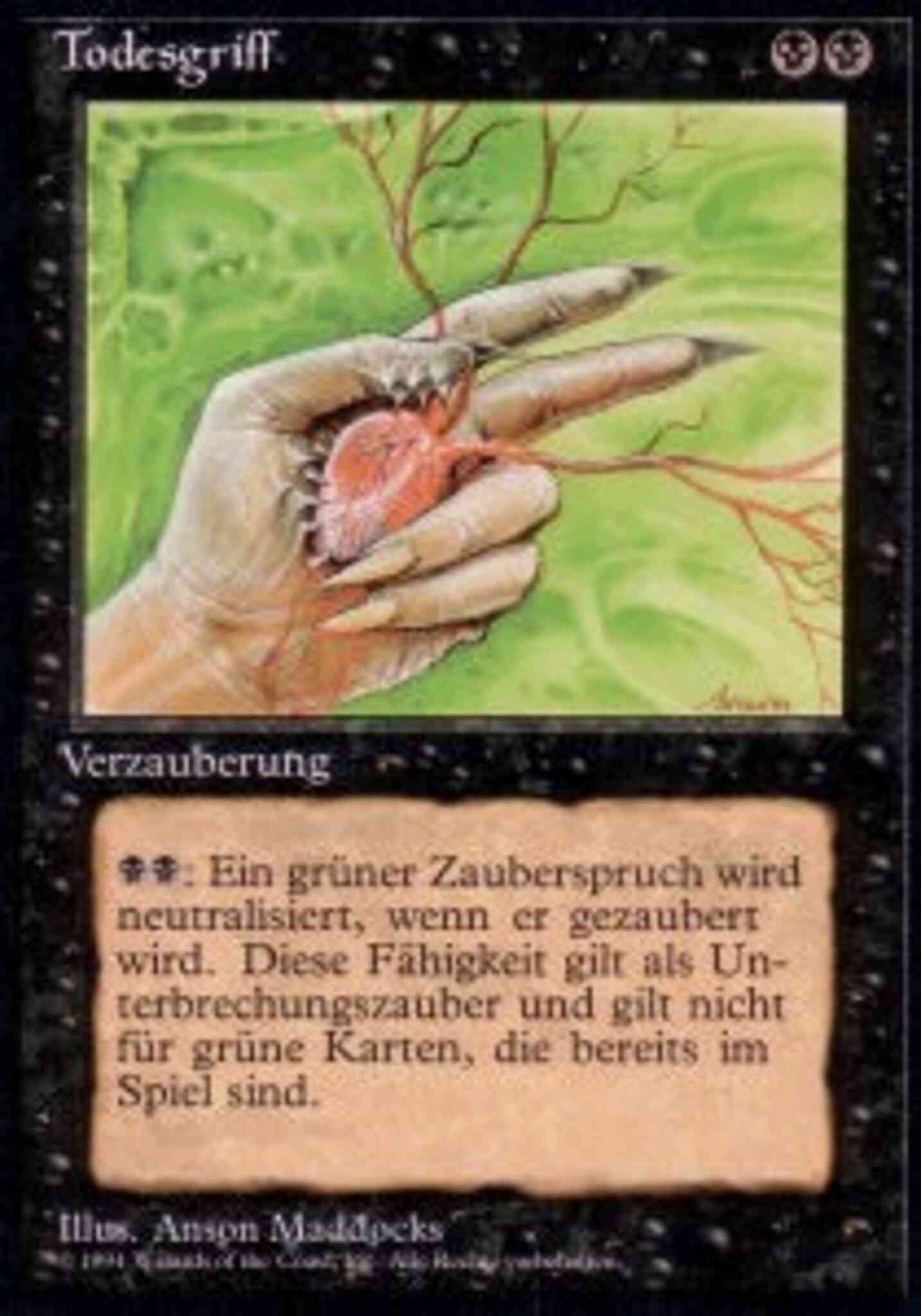 Deathgrip - German [101] [Foreign Black Border: German] [Non-Foil]