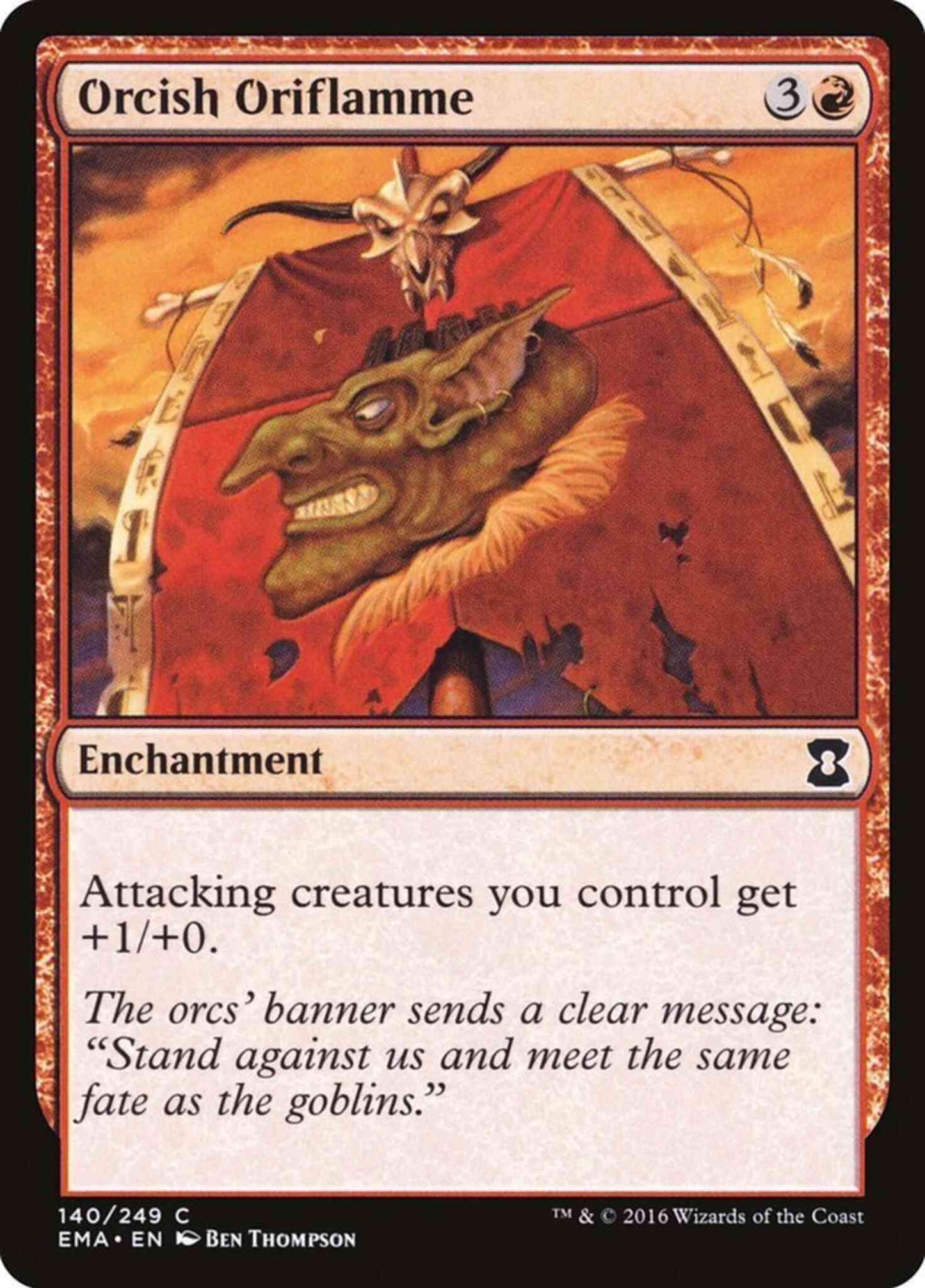 Orcish Oriflamme [140] [Eternal Masters] [Non-Foil]