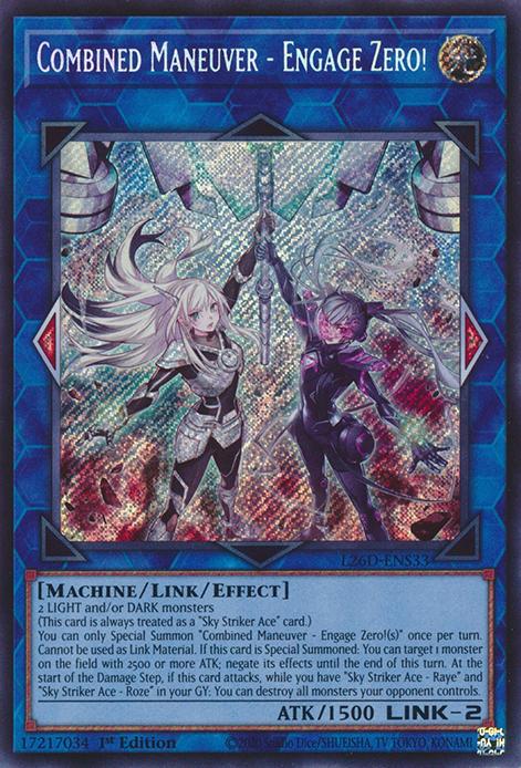 Combined Maneuver - Engage Zero! - L26D-ENS33 - Secret Rare - 1st Edition