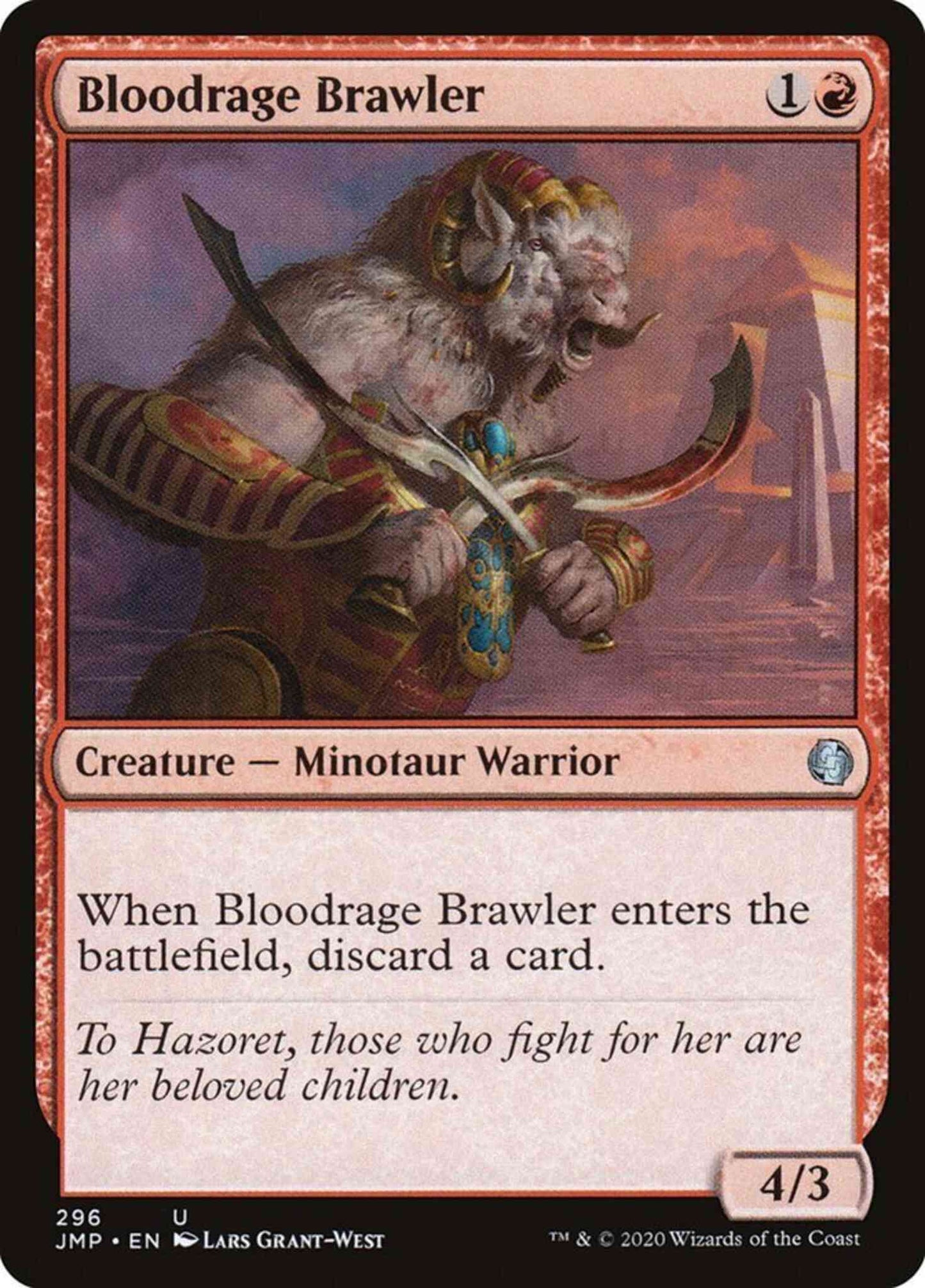 Bloodrage Brawler [296] [Jumpstart] [Non-Foil]
