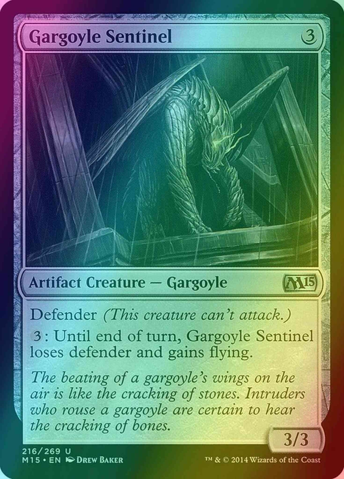 Gargoyle Sentinel [216] [Magic 2015] [Foil]
