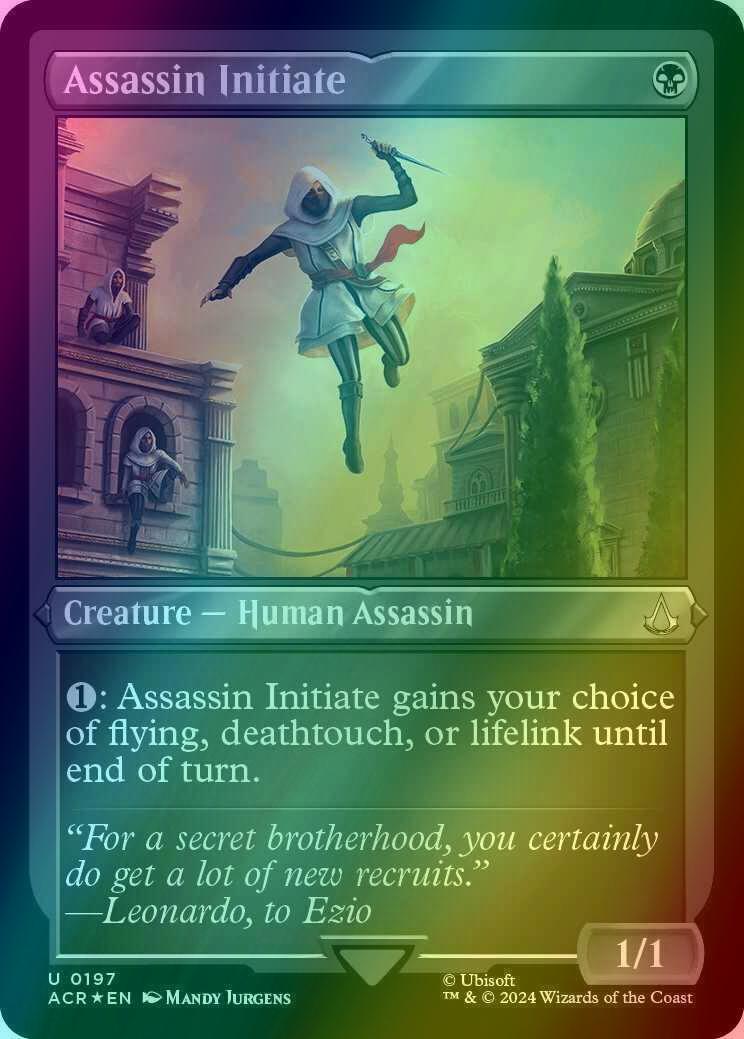 Assassin Initiate [197] [Assassin's Creed] [Etched Foil]