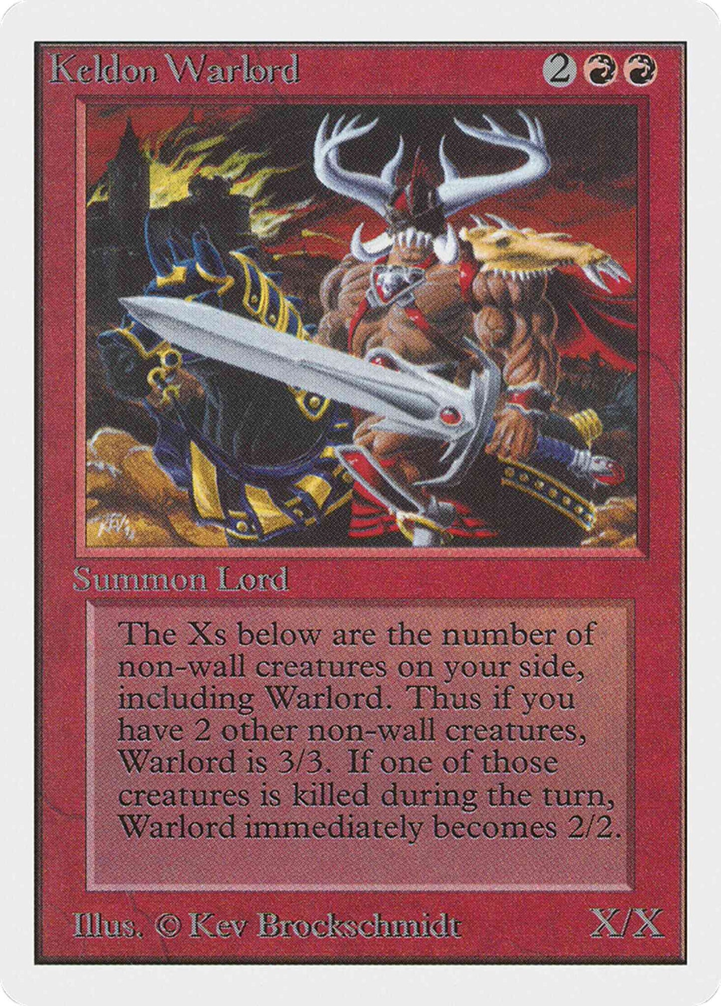 Keldon Warlord [161] [Unlimited] [Non-Foil]