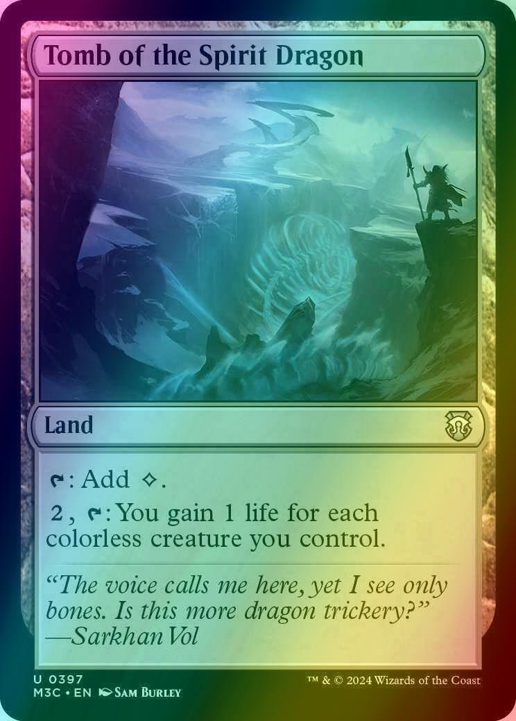 Tomb of the Spirit Dragon [397] [Modern Horizons 3: Commander] [Ripple Foil]
