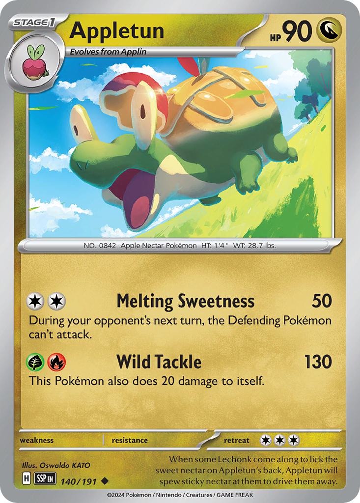 Appletun - 140/191 - Uncommon [sv08-140] [Non-Holo]