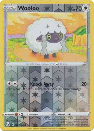 Wooloo - 222/264 - Common [SWSH8-222] [Reverse Holo]