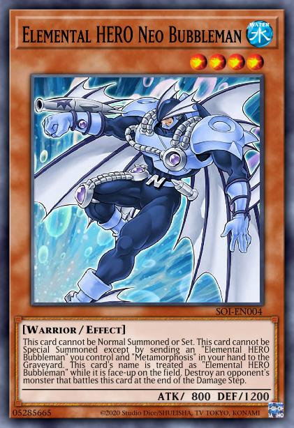 Elemental HERO Neo Bubbleman - DR04-EN124 - Common - Unlimited