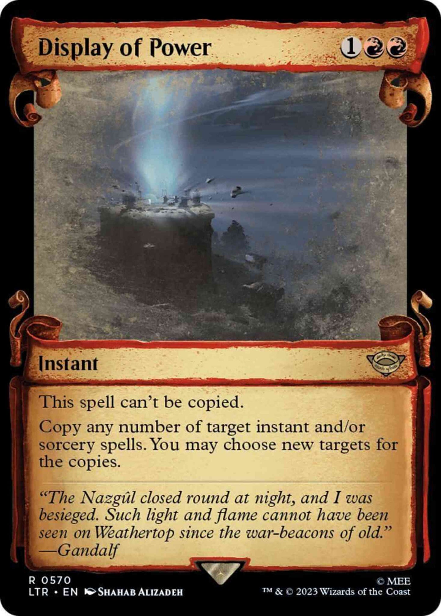 Display of Power [570] [Scrolls Showcase] [The Lord of the Rings: Tales of Middle-earth] [Non-Foil]