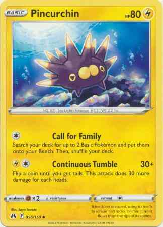 Pincurchin - 056/159 - Uncommon [swsh125-056] [Non-Holo]