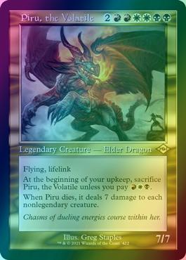 Piru, the Volatile [422] [Retro Frame] [Modern Horizons 2] [Foil]