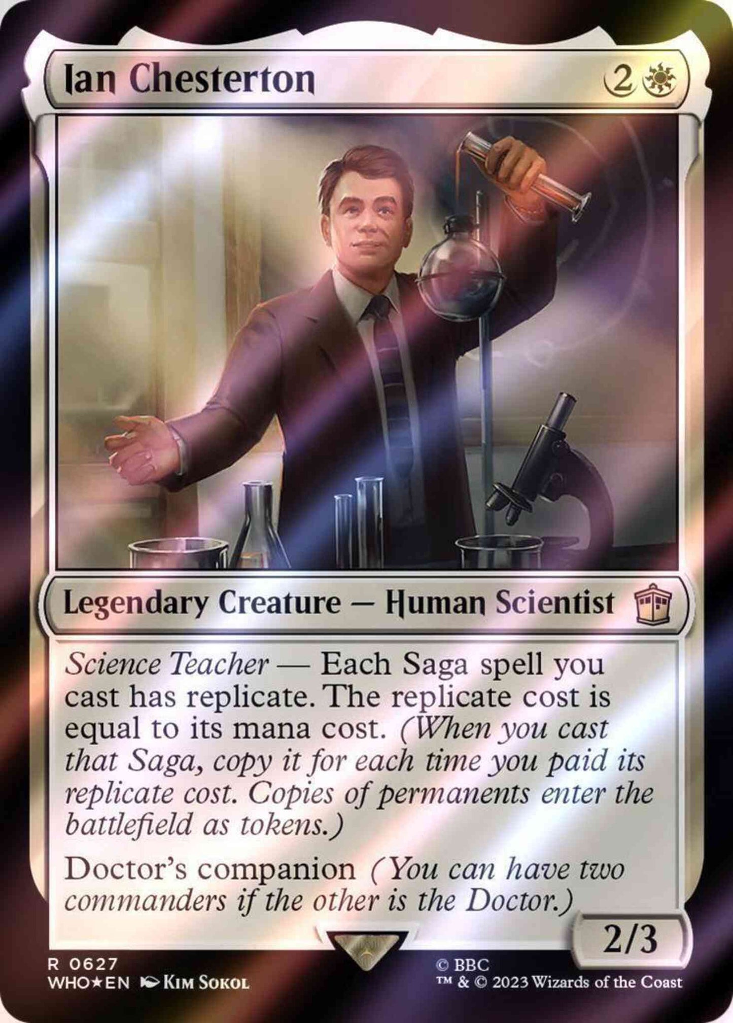 Ian Chesterton [627] [Universes Beyond: Doctor Who] [Surge Foil]
