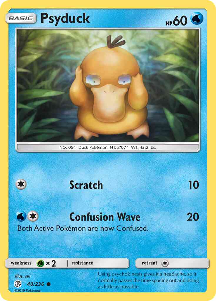 Psyduck - 40/236 - Common [sm12-40] [Reverse Holo]