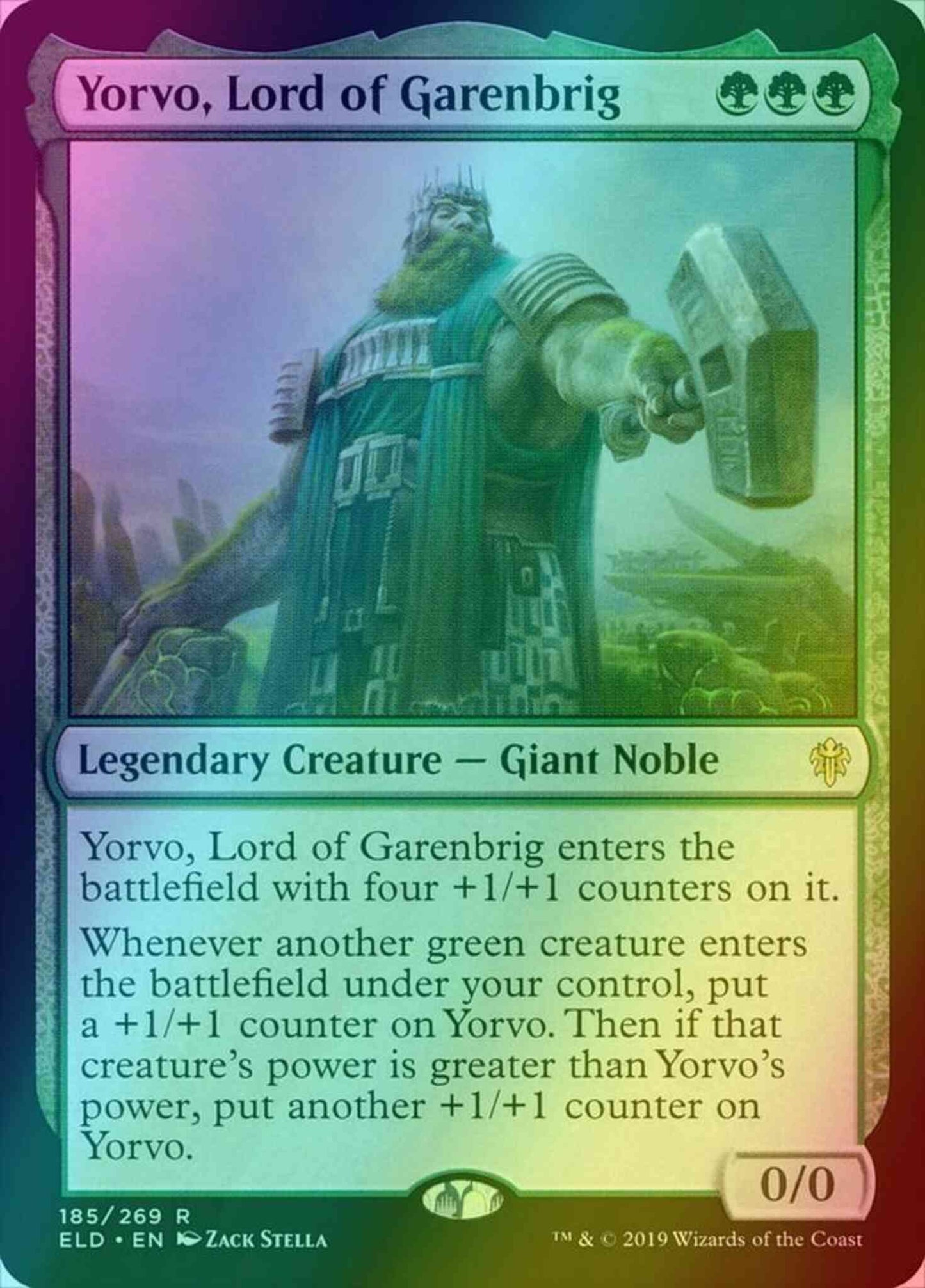 Yorvo, Lord of Garenbrig [185] [Throne of Eldraine] [Foil]