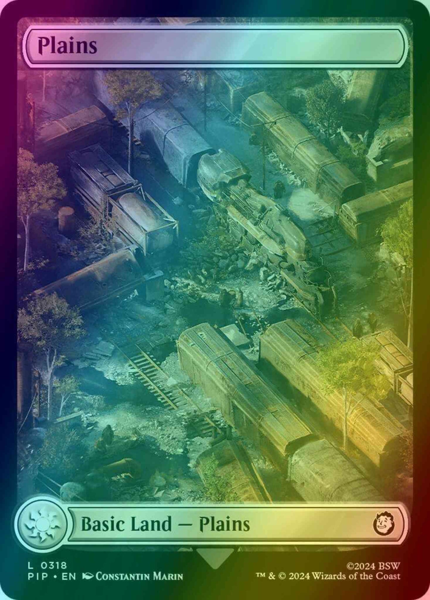 Plains [318] [Full Art] [Fallout] [Foil]