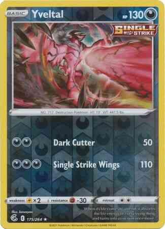 Yveltal - 175/264 - Rare [SWSH8-175] [Reverse Holo]