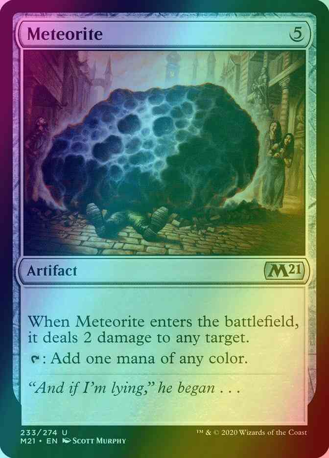 Meteorite [233] [Core Set 2021] [Foil]