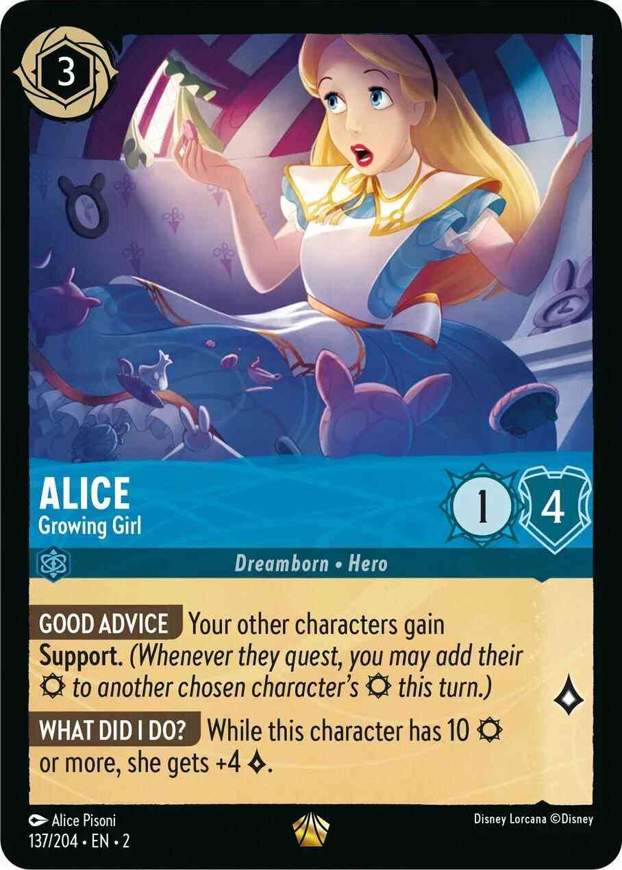 Alice - Growing Girl - 137/204 [Rise Of The Floodborn] [Cold Foil]