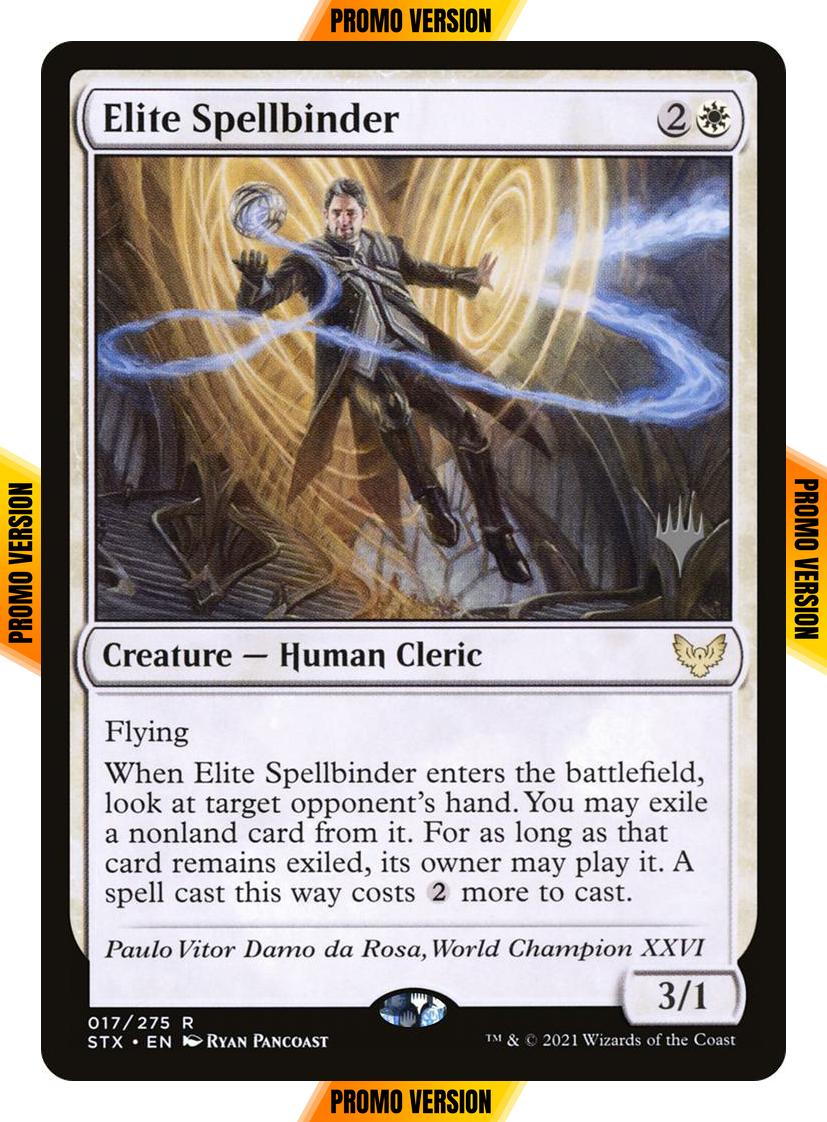 Elite Spellbinder [Promo Pack] [17p] [Strixhaven: School of Mages Promos] [Non-Foil]