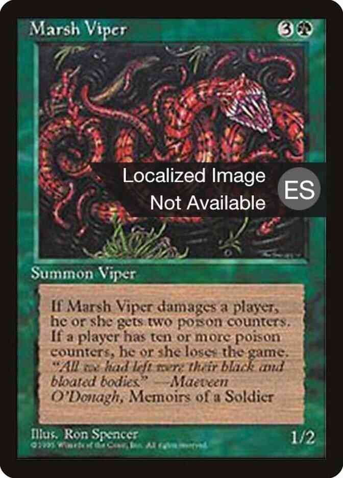 Marsh Viper - Korean [263] [Fourth Edition Black Border: Korean] [Non-Foil]