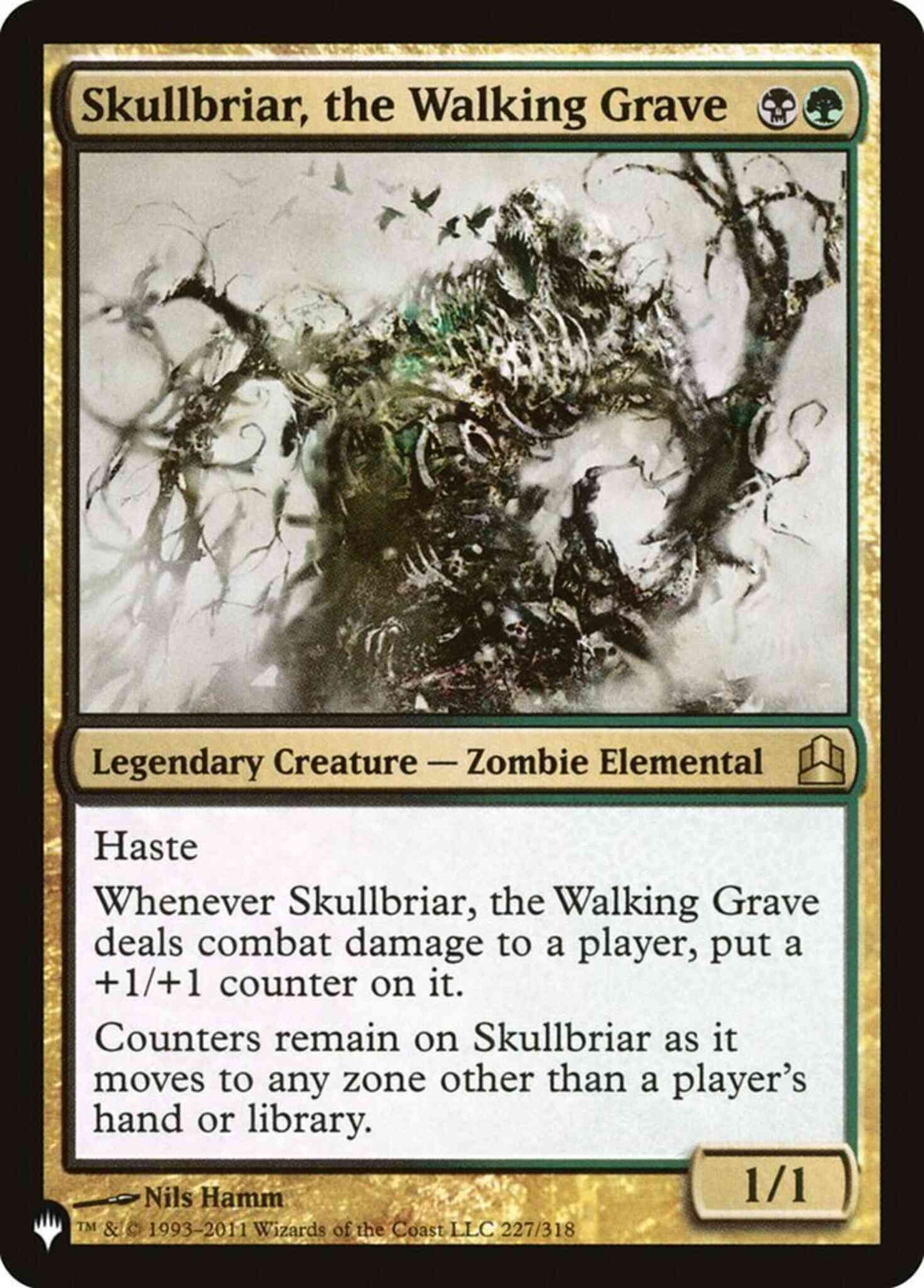 Skullbriar, the Walking Grave [CMD-227] [The List] [Non-Foil]