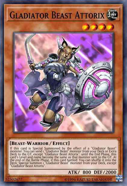 Gladiator Beast Attorix - CHIM-EN012 - Rare - Unlimited