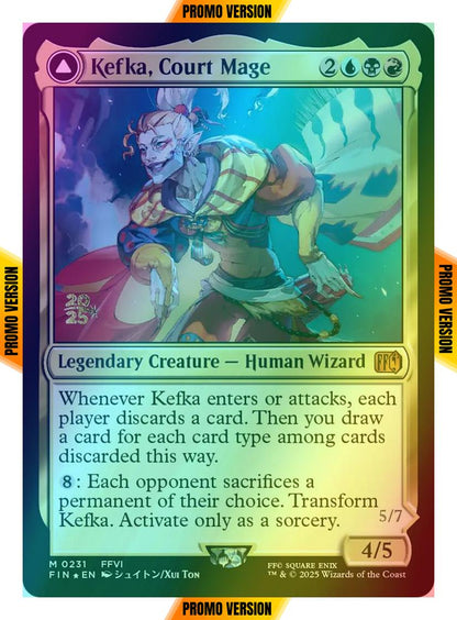 Kefka, Court Mage // Kefka, Ruler of Ruin [231s] [Prerelease] [FINAL FANTASY: Promos] [Foil]