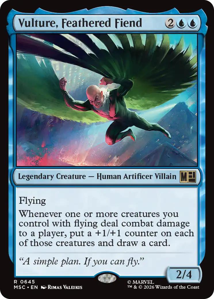 Vulture, Feathered Fiend [645] [Jumpstart] [Marvel Super Heroes: Commander] [Non-Foil]