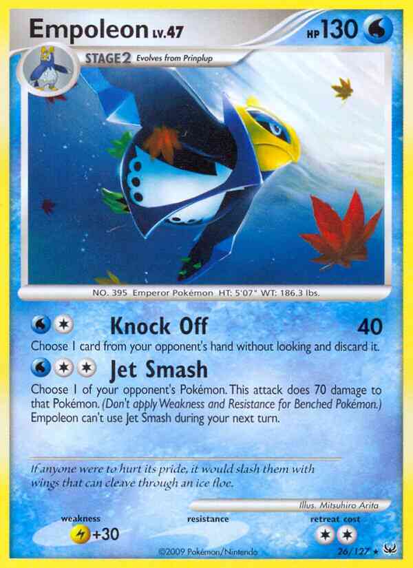 Empoleon - 26/127 - Rare [pl1-26] [Reverse Holo]