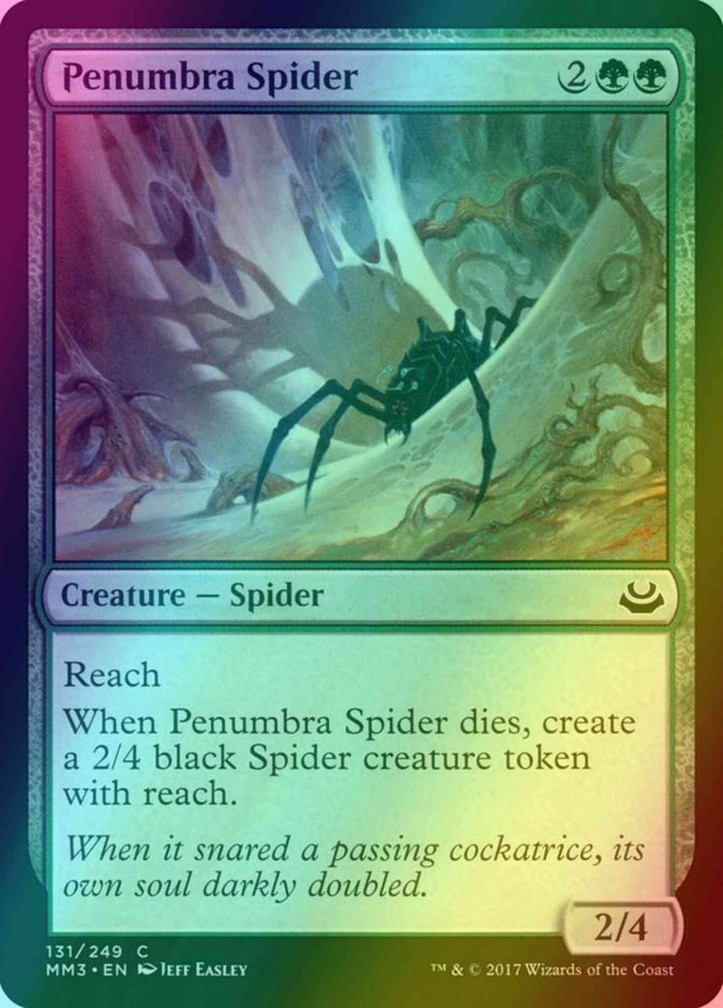 Penumbra Spider [131] [Modern Masters 2017] [Foil]