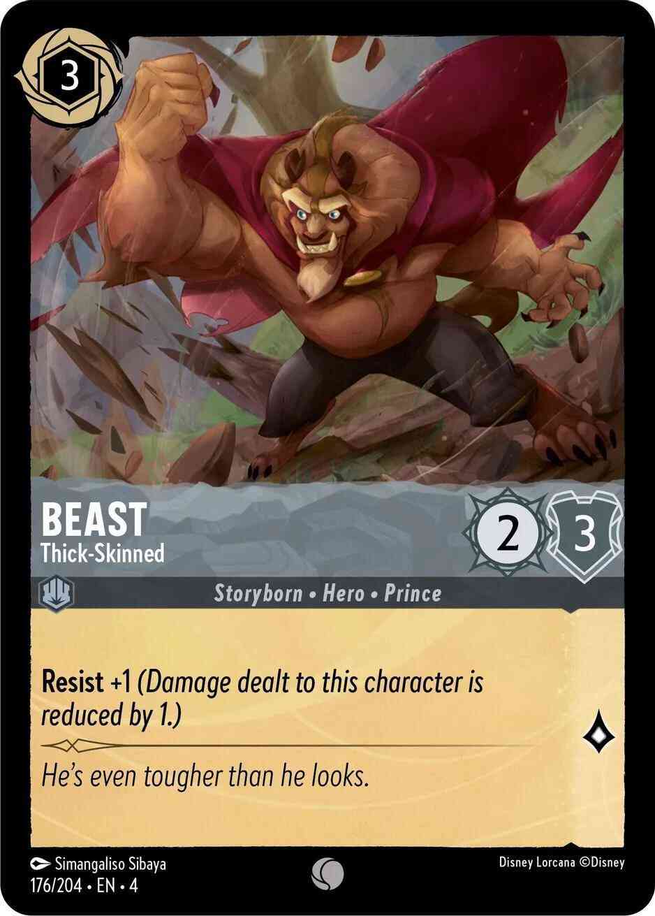 Beast - Thick-Skinned - 176/204 [Ursula's Return] [Cold Foil]