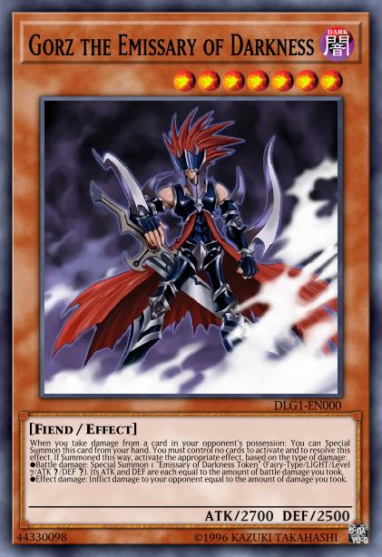 Gorz the Emissary of Darkness - BP01-EN014 - Rare - 1st Edition