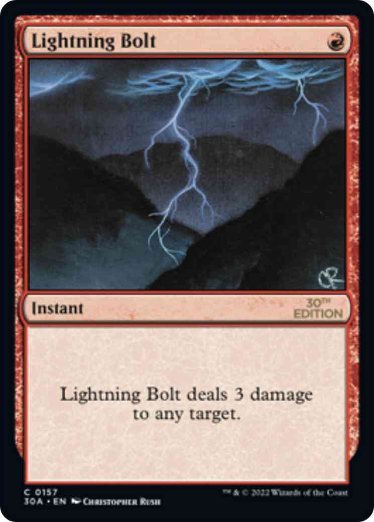Lightning Bolt [157] [30th Anniversary Edition] [Non-Foil]