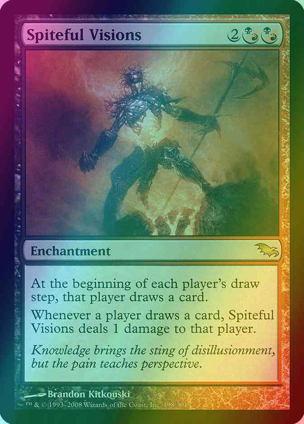 Spiteful Visions [198] [Shadowmoor] [Foil]