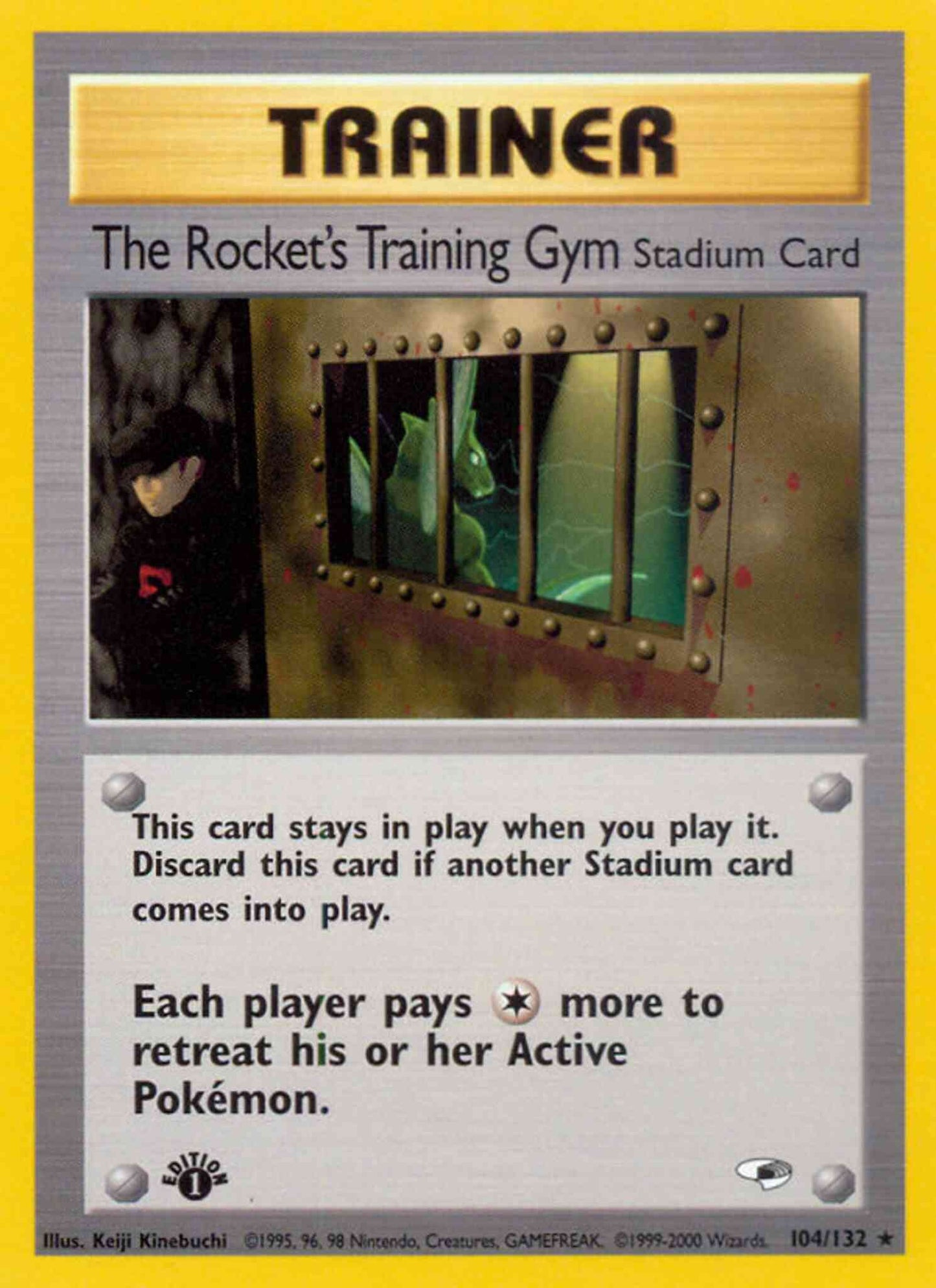 The Rocket's Training Gym - 104/132 - Rare - 1st Edition [gym1-104] [Non-Holo]