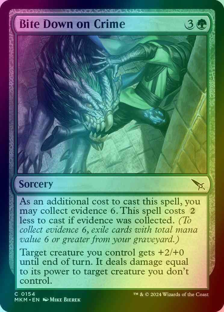 Bite Down on Crime [154] [Murders at Karlov Manor] [Foil]