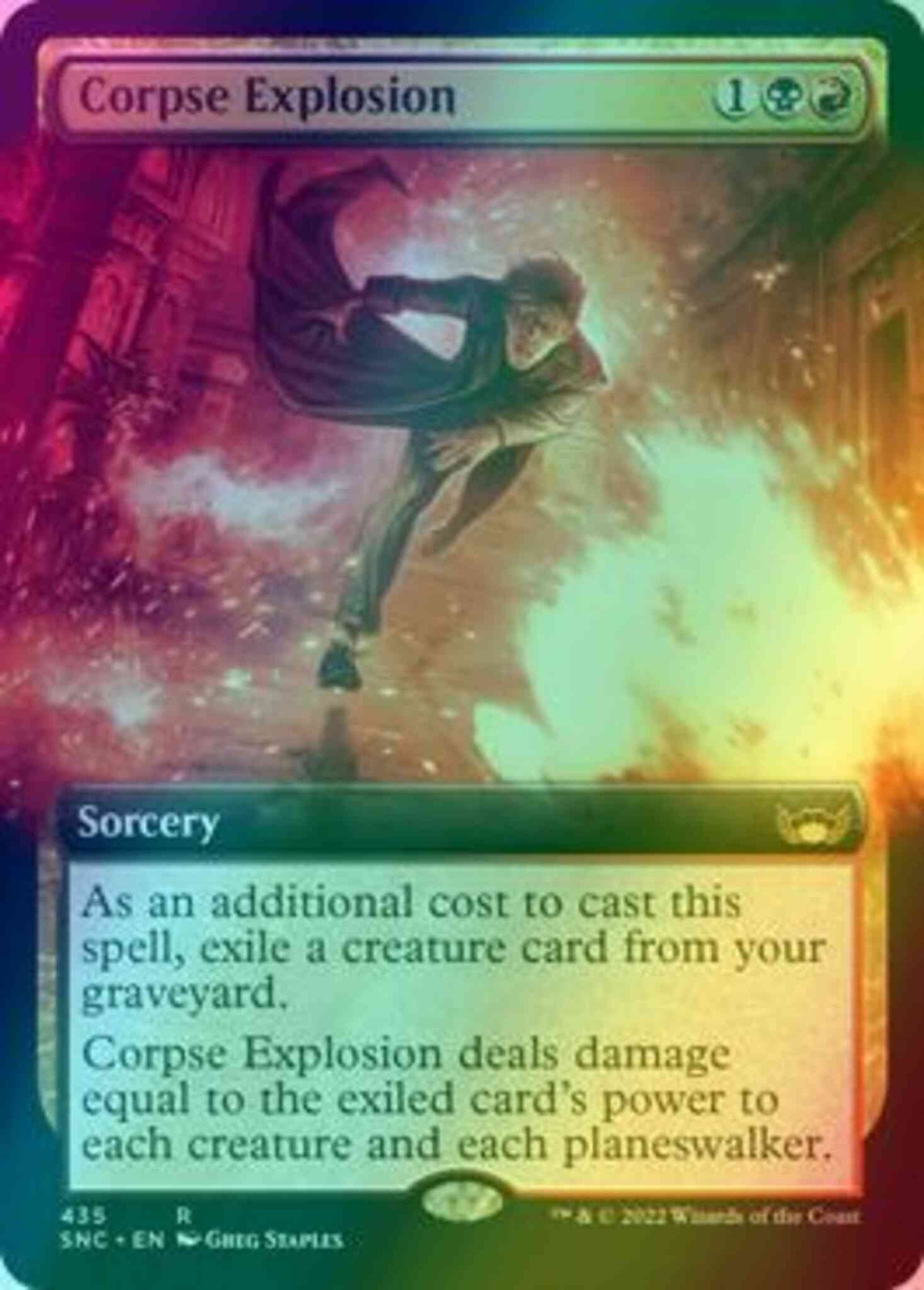 Corpse Explosion [435] [Extended Art] [Streets of New Capenna] [Foil]