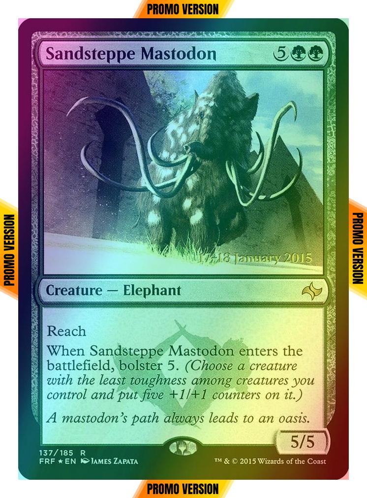 Sandsteppe Mastodon [137s] [Fate Reforged Promos] [Foil]
