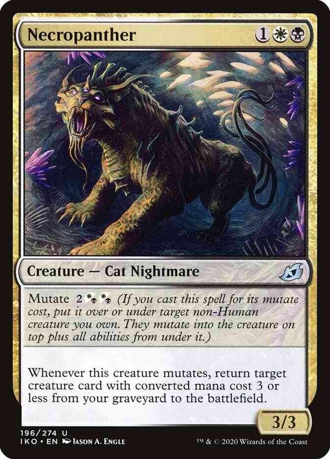 Necropanther [196] [Ikoria: Lair of Behemoths] [Non-Foil]