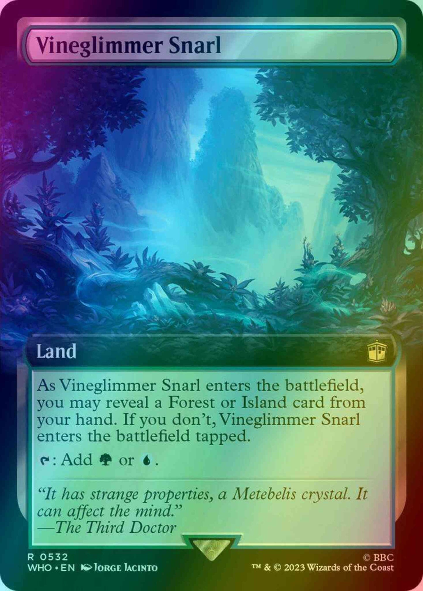 Vineglimmer Snarl [532] [Extended Art] [Universes Beyond: Doctor Who] [Foil]