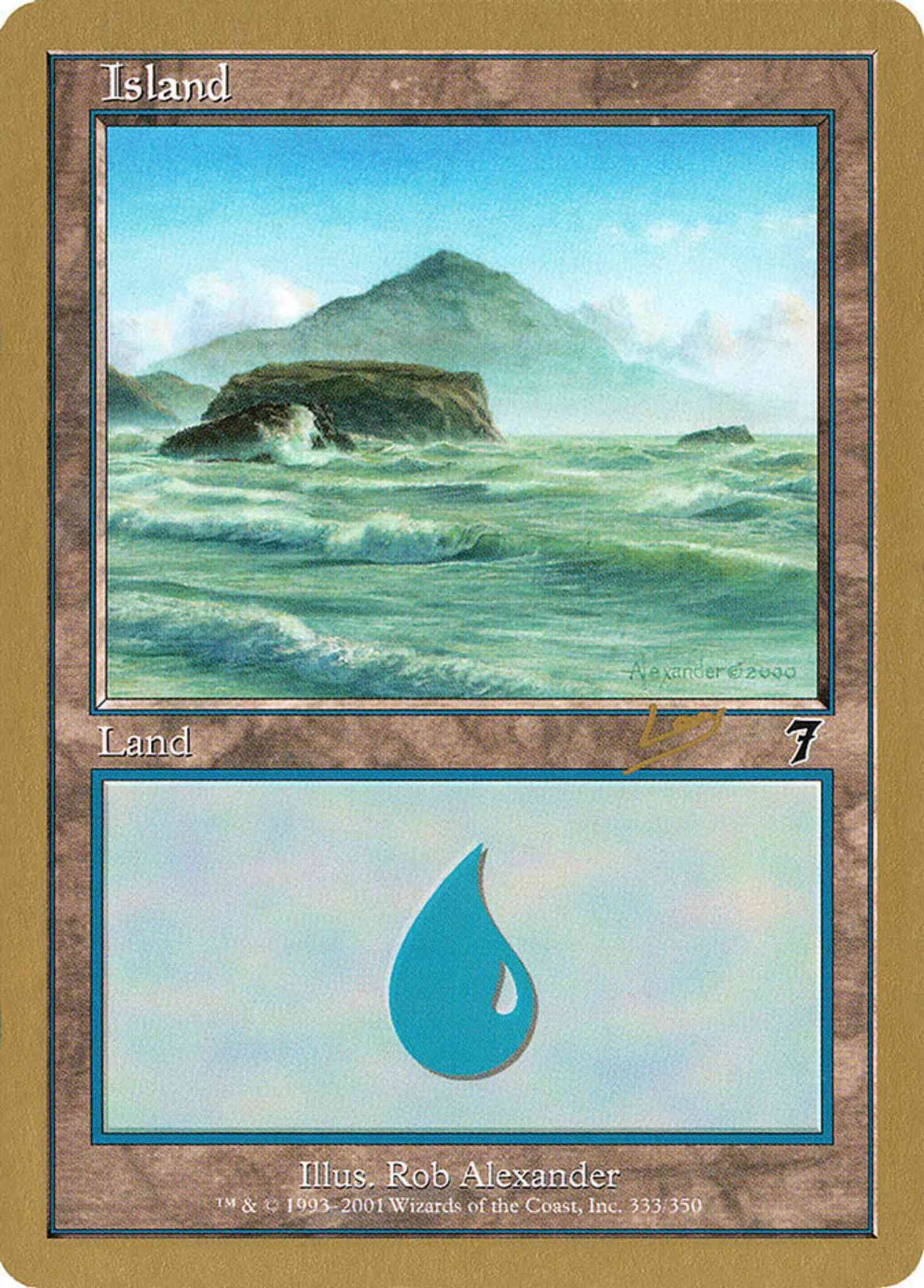 Island [rl333] [Raphael Levy] [333] [World Championship Decks 2002] [Non-Foil]