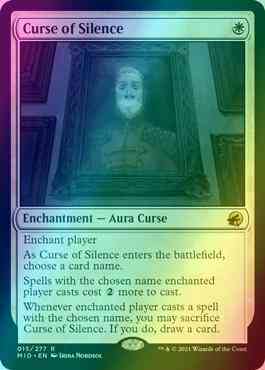 Curse of Silence [15] [Innistrad: Midnight Hunt] [Foil]