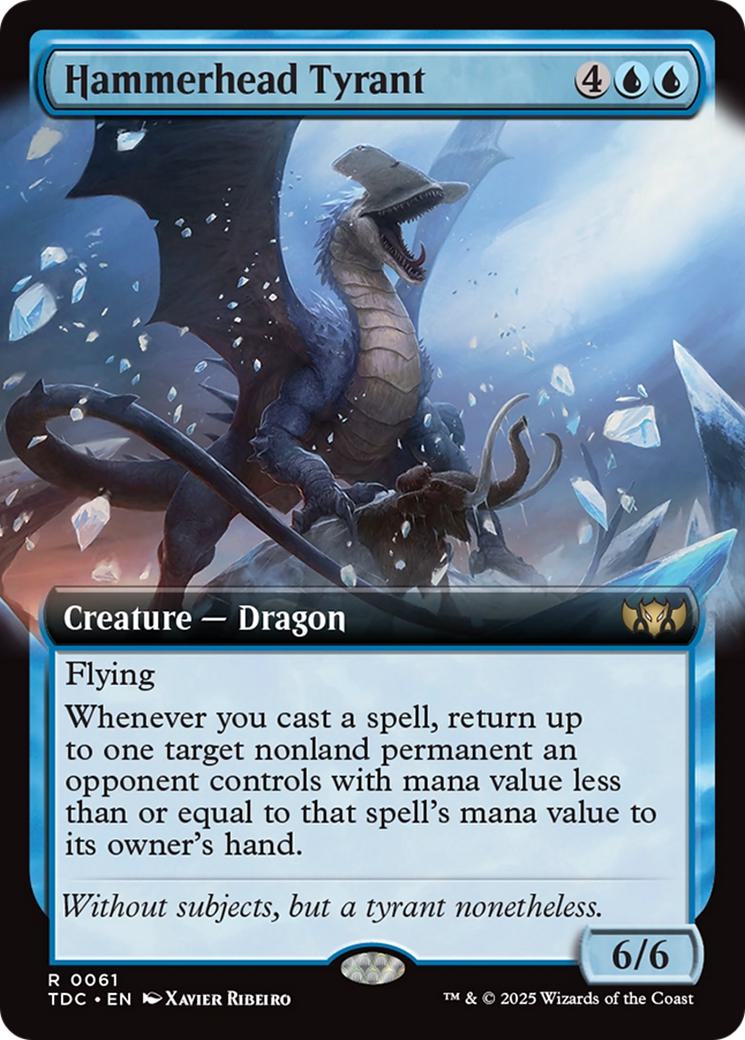 Hammerhead Tyrant [61] [Extended Art] [Tarkir: Dragonstorm: Commander] [Non-Foil]
