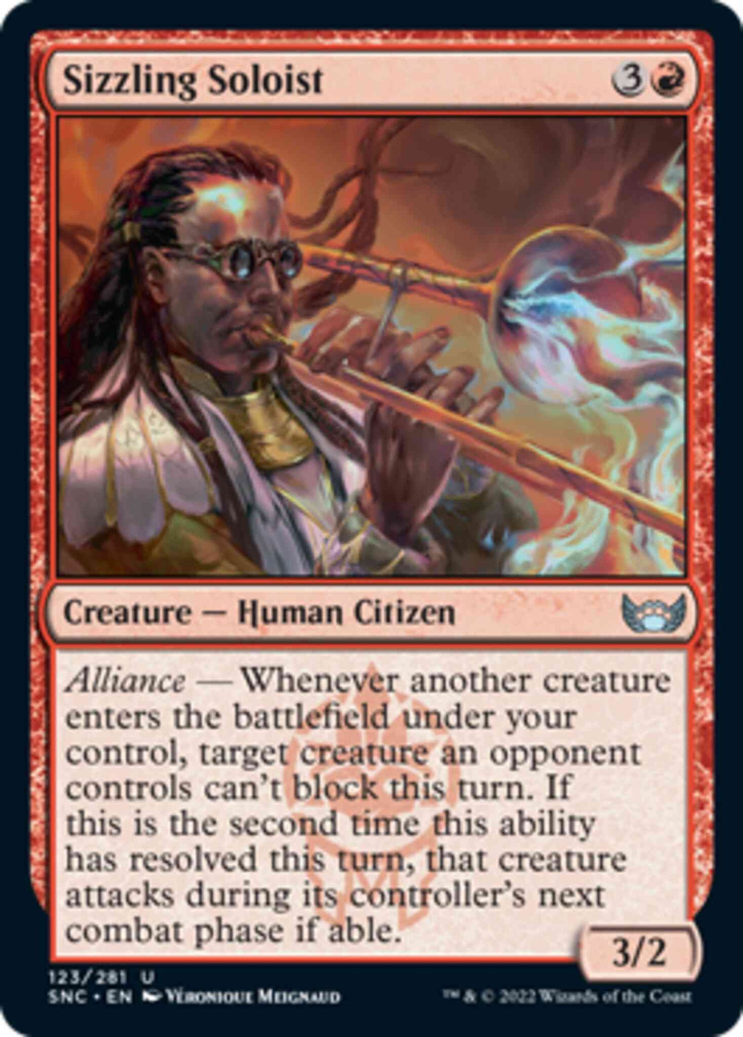Sizzling Soloist [123] [Streets of New Capenna] [Non-Foil]