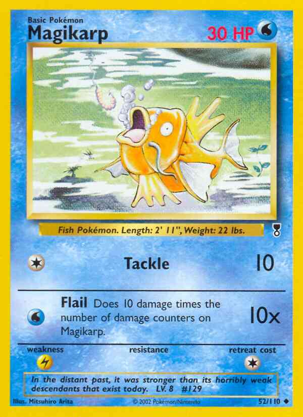 Magikarp - 52/110 - Uncommon [base6-52] [Reverse Holo]